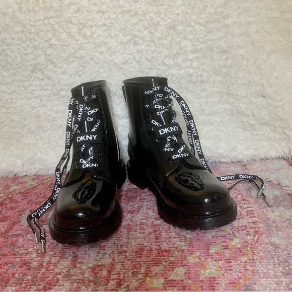 DKNY Tilly Combat Rain Boots - Picture 5 of 9